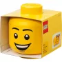 LEGO Storage Head Happy Boy Small Yellow 2 litre