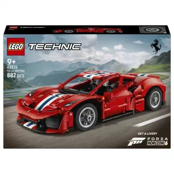 LEGO Technic 42235 Ferrari 488 Pista pretekárske auto modelová sada