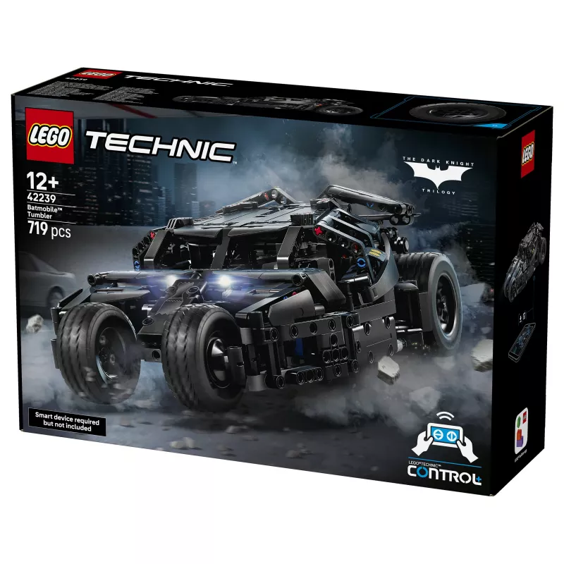 LEGO Technic 42239 Batmobile Tumbler auto na diaľkové ovládanie, 719 dielikov