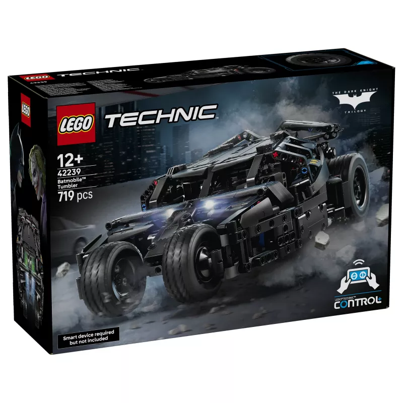 LEGO Technic 42239 Batmobile Tumbler auto na diaľkové ovládanie, 719 dielikov