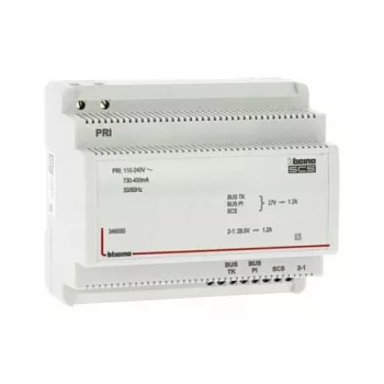 Legrand BTicino 346050 DIN napájací zdroj s video adaptérom – 27V DC 600mA, 6TE