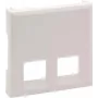 Legrand Niloé Step 2-násobný kryt pre RJ11/RJ45, ultra biely 864143