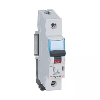 Legrand TX3 istič B16 1-pólový 10kA 230/400V 1 modul