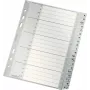LEITZ A-Z register A5 polypropylén 20-dielny sivý s popisovateľným kartónovým krycím listom 1265-00-00