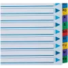 Esselte A4 Mylar Register A-Z, 20-dielny, viacfarebný (100167)