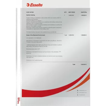 LEITZ Esselte štandardný dokumentový obal A4, polypropylén, krištáľovo číry, 0,06 mm, otvorený hore, bezpečný na dokumenty, viacnásobné dierovanie, zosilnený okraj, balenie 100 ks (925008)