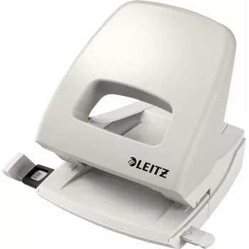 LEITZ Nexxt 5005 Kovová dierovačka, kapacita 25 listov, sivá 5005-00-85