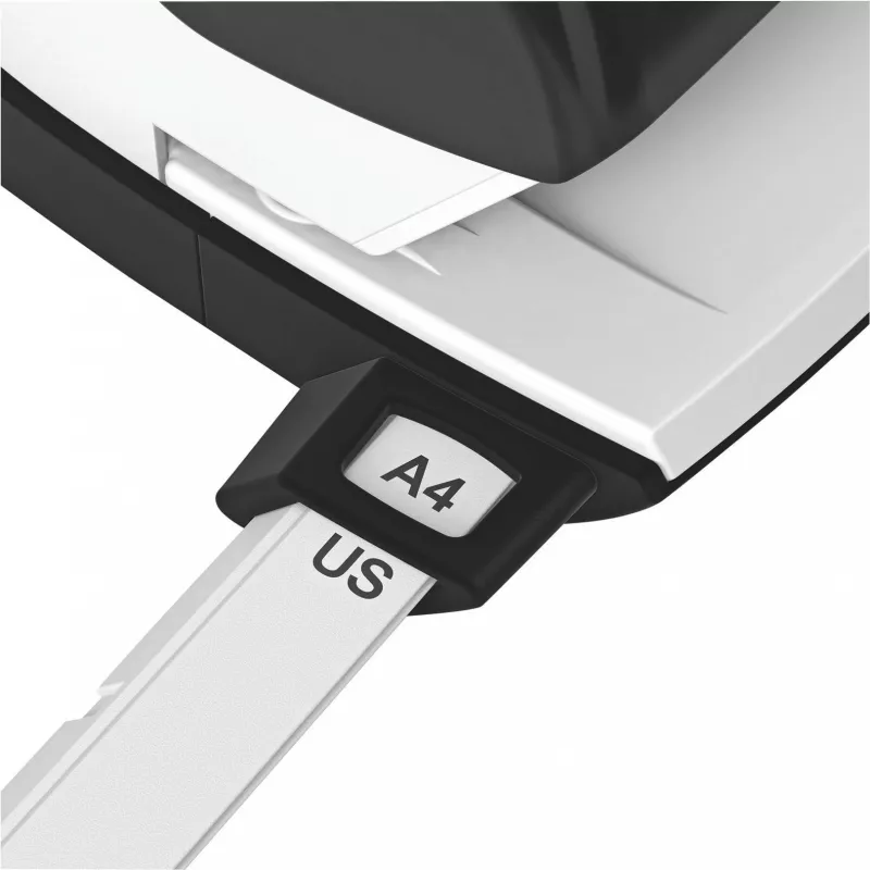 Leitz NeXXt dierovač na stôl, 30 listov, 2 diery, 5,5 mm, A4-A6, Folio, US-Quart, kov a plast, čierny 5005-00-95