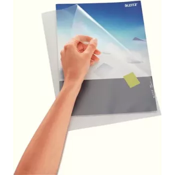 LEITZ Standard A4 puzdro na dokumenty, polypropylén, zrnitý, modré, 0,13 mm, otvorené zhora a zboku, chráni dokumenty, výrez na palec 4000-00-35