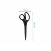 Leitz Titanium Quality nožnice 180 mm, čepele z nehrdzavejúcej ocele s titánovým povlakom, ergonomické soft-grip rukoväte, čierna/červená, na papier a látku 5419-60-95