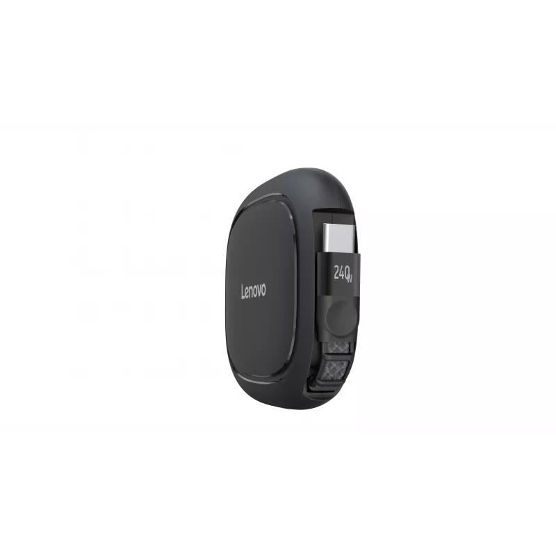 Lenovo 240W USB-C Navíjací kábel, čierny, 1,2 m, USB 2.0