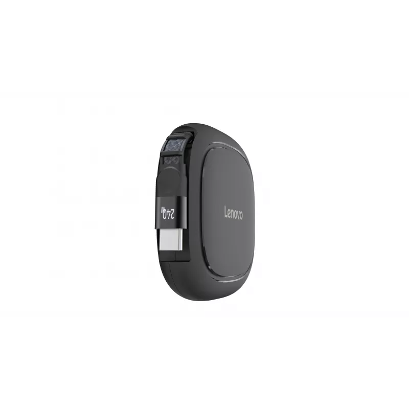 Lenovo 240W USB-C Navíjací kábel, čierny, 1,2 m, USB 2.0