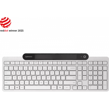 Lenovo Bluetooth klávesnica so samonabíjacou funkciou (Cloud Grey) GY41R69590