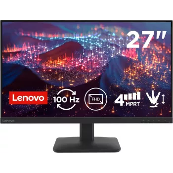 Lenovo L27-4E 27-palcový Full HD IPS monitor s AMD FreeSync, 75Hz, NearEdgeless, TÜV Eye Comfort, HDMI & DisplayPort (repasovaný)