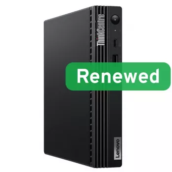 Lenovo ThinkCentre M70q Tiny stolový počítač, Intel Core i5-10400T, 8GB RAM, 256GB SSD, Intel UHD Graphics 630, Windows 11 Pro, Renewed Grade B