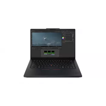 Lenovo ThinkPad P14s Gen 7 14,5 palcový WUXGA notebook, Intel Core Ultra 7 366H, 32GB RAM, 1TB SSD, NVIDIA RTX PRO 1000 Blackwell Generation 8GB, Windows 11 Pro, nordická podsvietená klávesnica, čierna, čítačka odtlačkov prstov