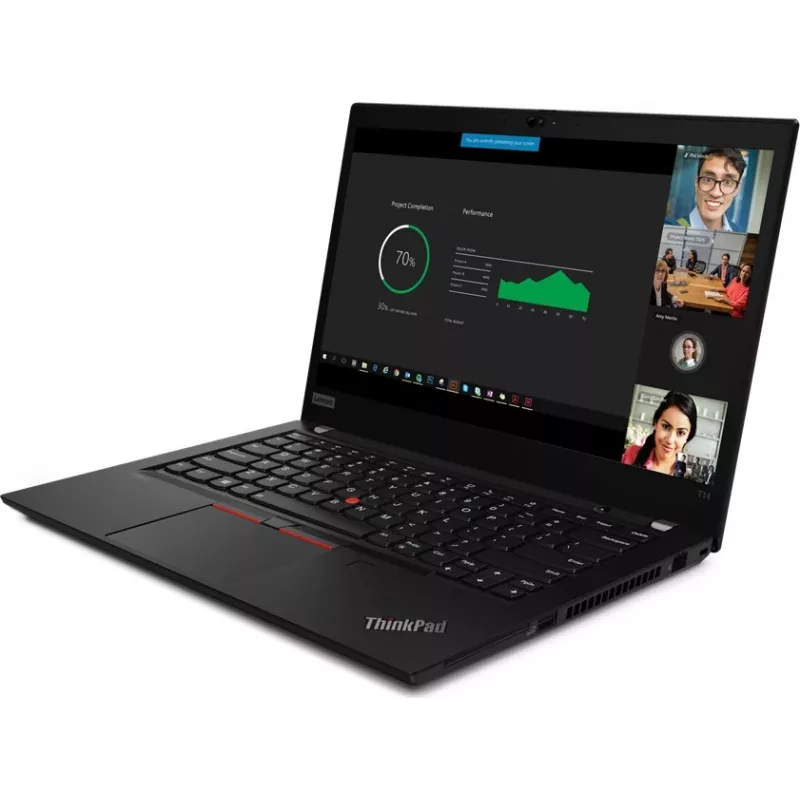 Lenovo ThinkPad T14 G2 Notebook, Core i7, 16GB RAM, SSD, 14 palcov FHD (repasovaný)