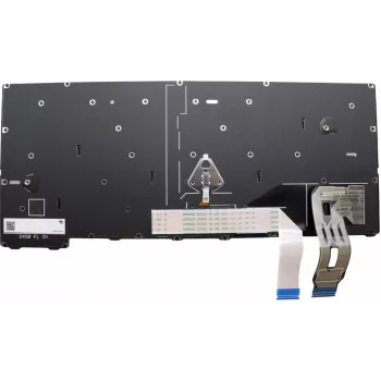 Lenovo ThinkPad T14 Gen 2 / T15 Gen 2 / P14s Gen 2 / P15s Gen 2 / L14 Gen 2 / L15 Gen 2 / E14 Gen 2 / E15 Gen 2 / X13 Gen 2 / X13 Yoga Gen 2 klávesnica notebooku, čínske rozloženie, podsvietená, strieborný rám, čierne klávesy, TrackPoint, FRU 5N21M38485