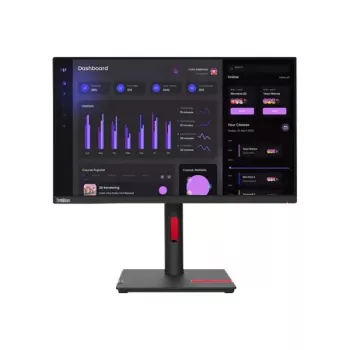 Lenovo ThinkVision T24i-30 23,8-palcový IPS Full HD monitor - čierny (repasovaný)