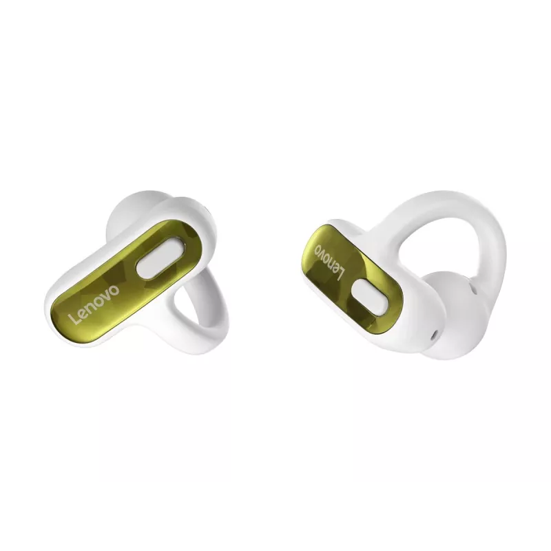 Lenovo X500 Open-Ear Clip-On Bluetooth slúchadlá s mikrofónom - biele