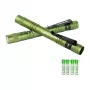 LEPRO 120023L-GN-2 LED baterka, 2 balenie, 1000 lúmenov, zoom, IPX4 odolná proti vode, 5 režimov, CREE XPE, čierna
