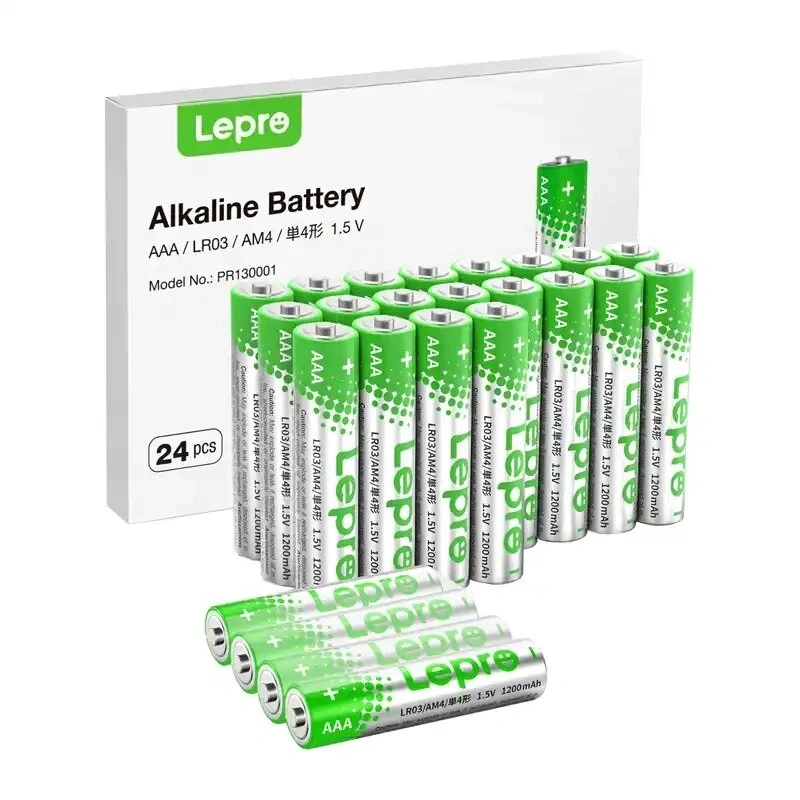 LEPRO 130001-24 AAA R3 alkalické batérie, balenie 24 ks