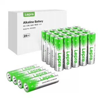 LEPRO 130002-24 AA R6 alkalické batérie, balenie 24 ks