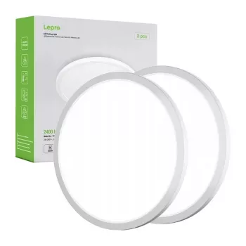 LEPRO 1500038-DW-EU-2 stropné svietidlo, 18W, 1800 lm, balenie 2 ks