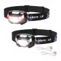 LEPRO 3200008-2 LED čelovka, balenie 2 ks, 300 lúmenov, nabíjateľná, IPX4, čierna