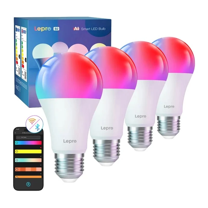 LEPRO B2 E27 Wi-Fi LED žiarovka