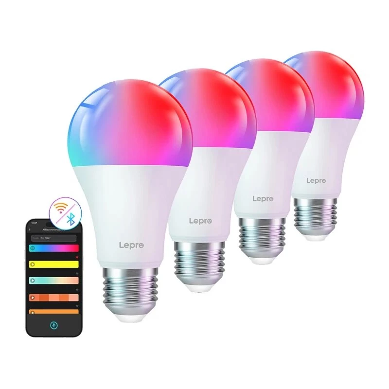 LEPRO B2 E27 Wi-Fi LED žiarovka