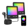 Lepro F1 50W LED reflektor IP65 5000Lm 5000K denné svetlo nástenná montáž