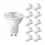 LEPRO GU10 LED žiarovka 3,6W 345lm 6500K denné biele svetlo 38° uhol vyžarovania 10 balenie
