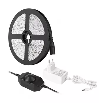 LEPRO 4100067-DW-EU LED pás, 5 m, 300 LED, studená biela