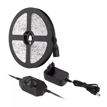 LEPRO PR4100067-WW-EU 5m LED pásik teplá biela 3000K 300 LED SMD 2835 12W 1000lm stmievateľný s EU konektorom