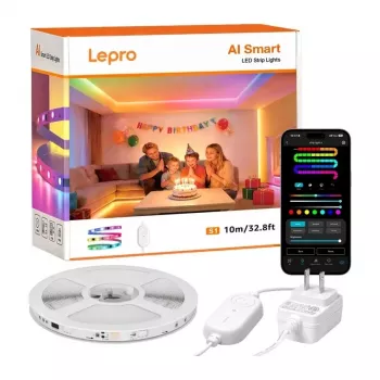 Lepro S1 10m Wi-Fi Bluetooth RGBIC LED pás