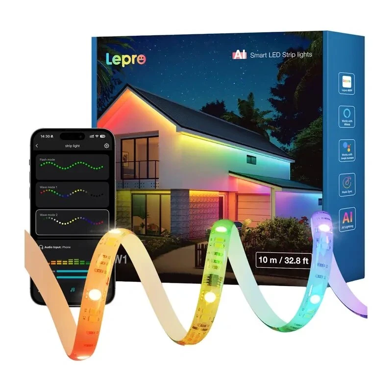 Lepro SW1 10m Wi-Fi Bluetooth RGBIC LED pás