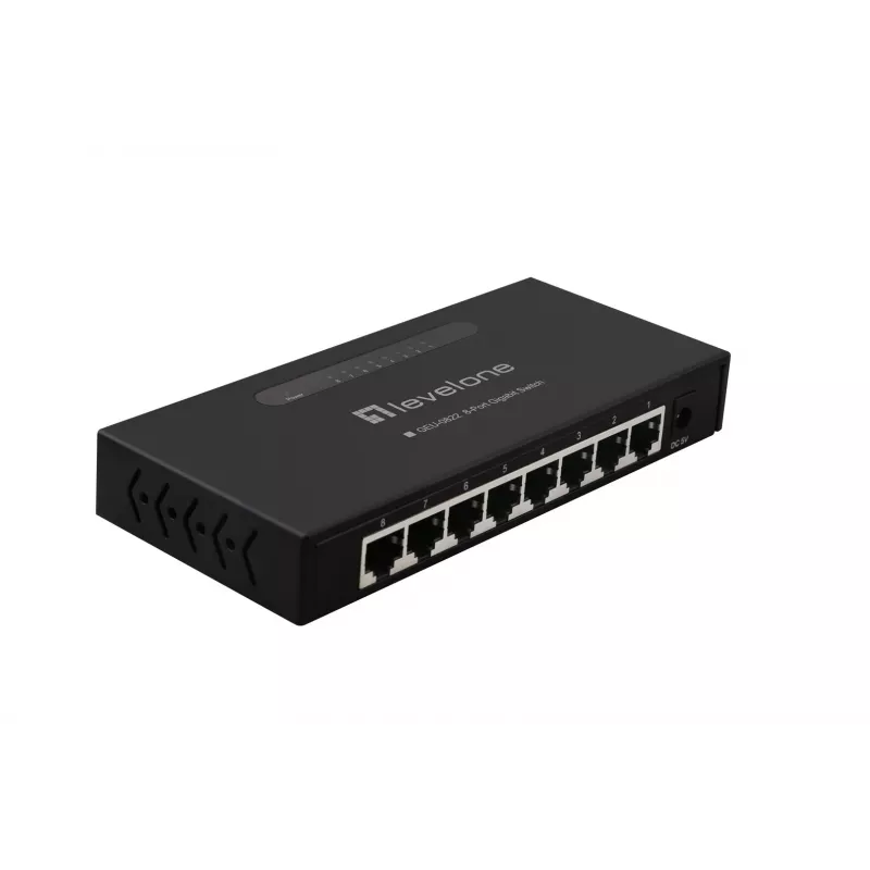 LevelOne GEU-0822 - switch - 8 x 10/100/1000