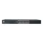 LevelOne GEU-1632 16-portový Gigabit neupravovaný switch, 19-palcová rack montáž, kovové puzdro