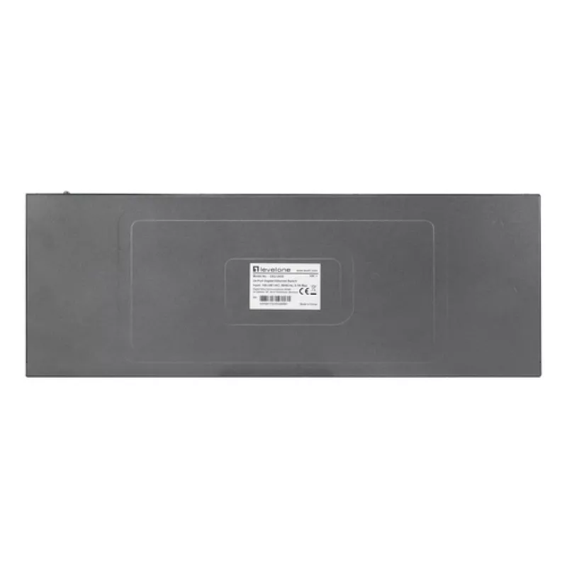 LevelOne GEU-2432 24-port Gigabit Ethernet switch, 4-mód DIP switch, 19 palcový rackmount, unmanaged, kovové puzdro