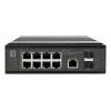 LevelOne IGP-1091 priemyselný PoE+ switch, 8x 2,5G PoE, 2x uplink 1G/10G SFP+