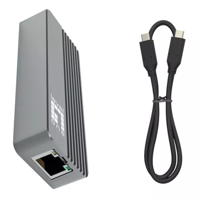 LevelOne USB-0410 USB 3.2 Gen 1 Type-A na Gigabit Ethernet adaptér