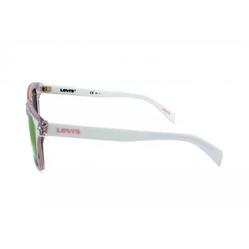 LEVI'S LV-1002-S-900 unisex hranaté slnečné okuliare čierne/sivé 53 mm