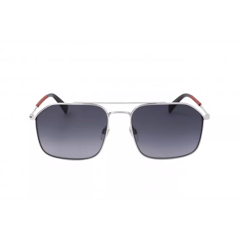 Levi's LV-1021-S-RD Unisex slnečné okuliare - čierny rám, sivé sklá, 58 mm
