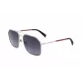 Levi's LV-1021-S-RD Unisex slnečné okuliare - čierny rám, sivé sklá, 58 mm