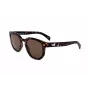 LEVI'S LV-1022-S-086 Unisex obdĺžnikové slnečné okuliare - havana rám, hnedé sklá, 51 mm