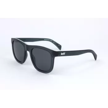LEVI'S LV-1023-S-PJP Unisex polarizované slnečné okuliare - čierny/sivý rám, sivé sklá, 53mm