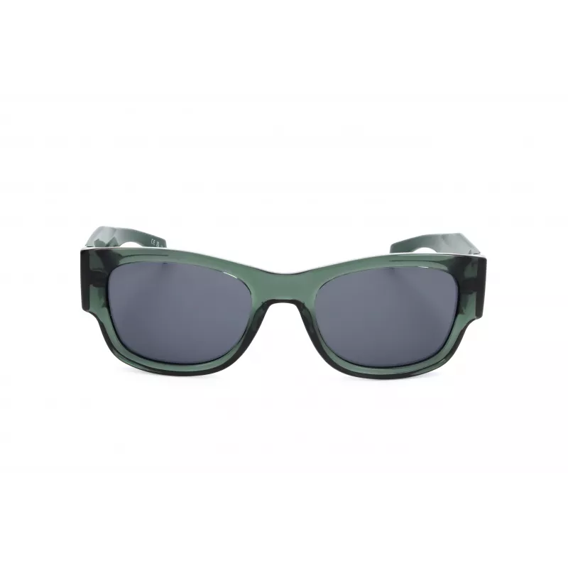 LEVI'S LV-1033-S-1ED unisex obdĺžnikové slnečné okuliare - čierny rám sivé sklá 53mm