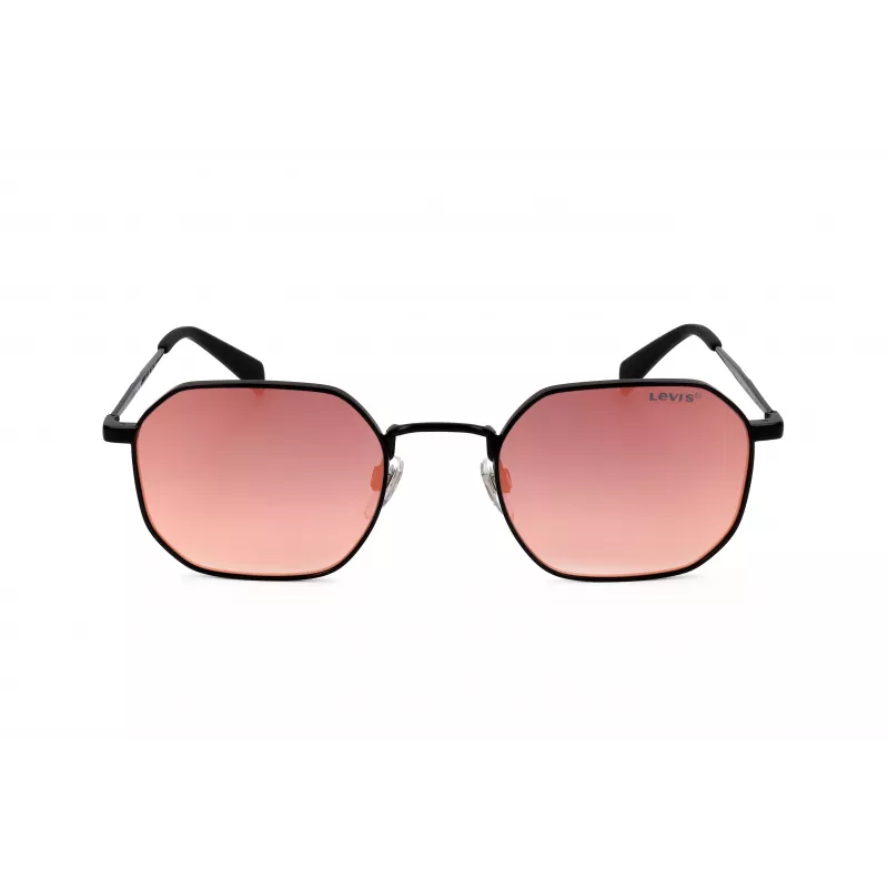 LEVI'S LV-1035-S-003 Unisex slnečné okuliare, čierny rám, sivé sklá, 51/22/140 mm