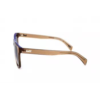 LEVI'S LV1023S09GB unisex slnečné okuliare - matný čierny rám, sivé sklá, 53 mm